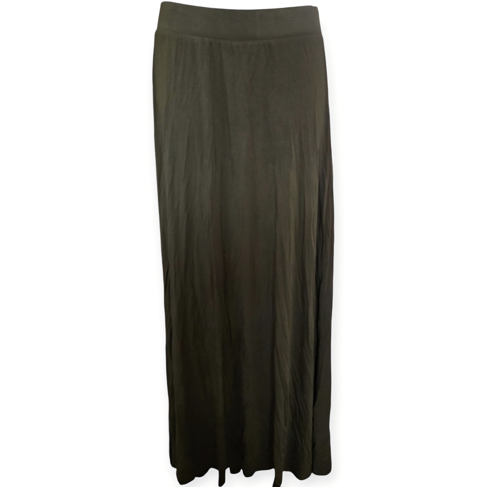❤️Lock & Love Chic Green Maxi Skirt for Women☆